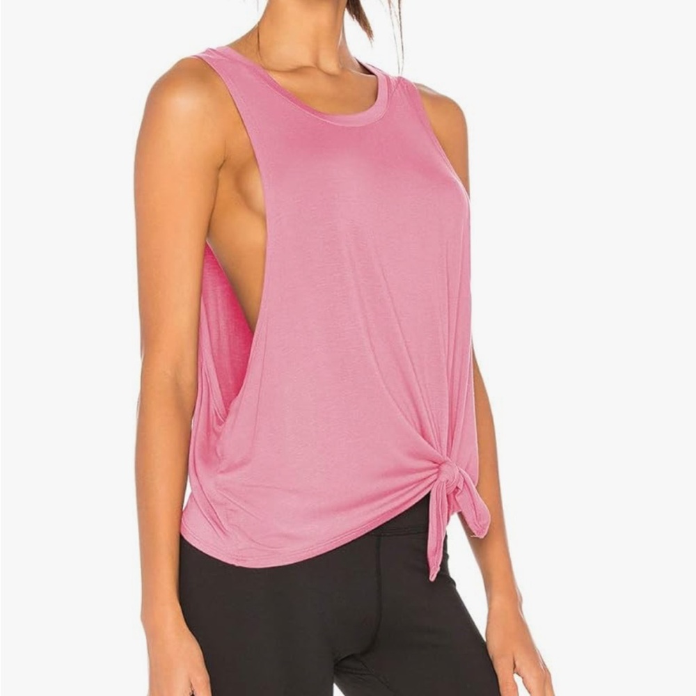 Bestisun Women Tanks Tie Knot size small